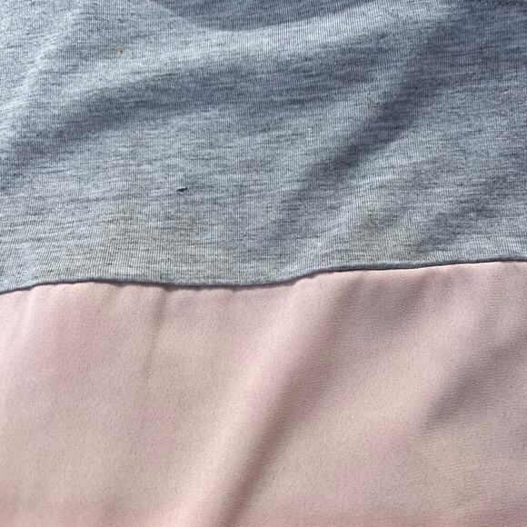 JUST BE…T-Shirt with sheer bottom round neck, cap sleeves.  Women's size 3X - Picture 8 of 10